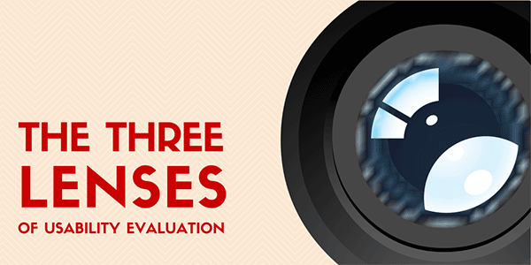 The 3 Lenses of Usability Evaluation